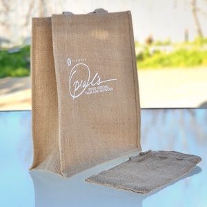 Oprah 2020 Vision: Your Life in Focus Burlap Tote Bag + Mini Bag